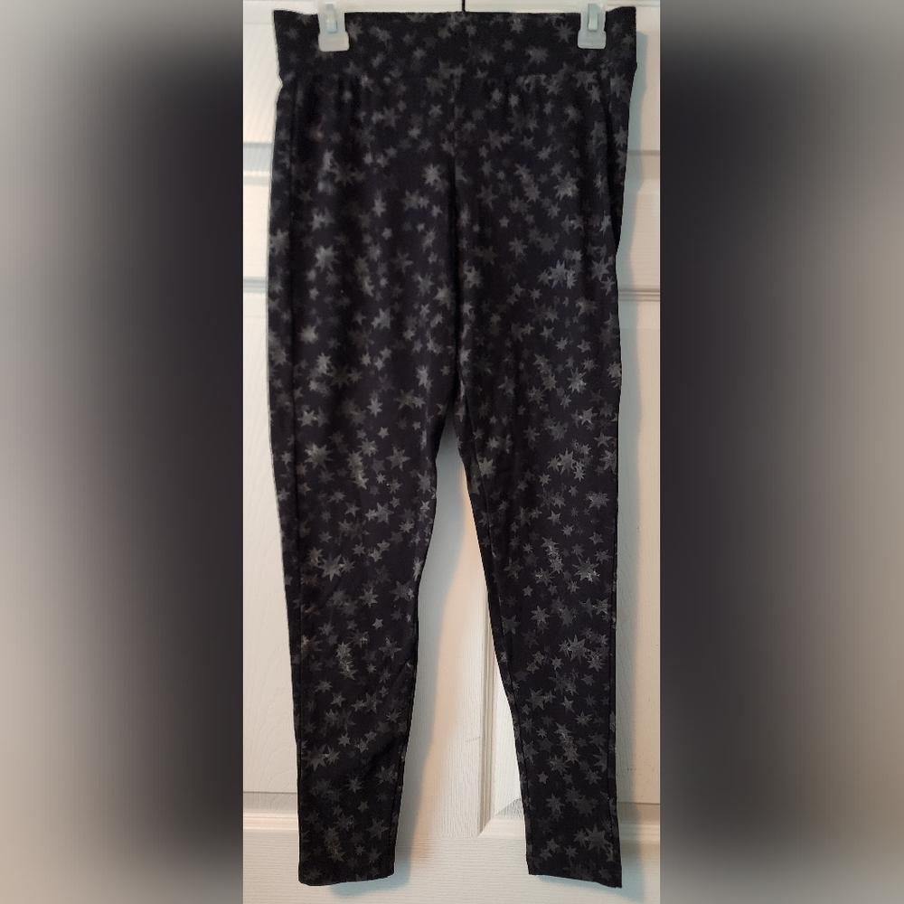 Torrid Black and Gray Star Pattern Women Leggings